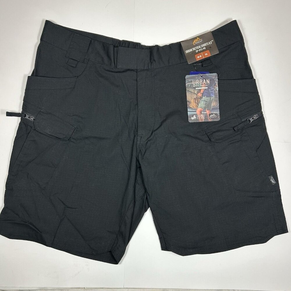 NWT Helikon-Tex Urban Tactical Shorts 8.5” Mens RipStop Black Size 40 IN / 3XL